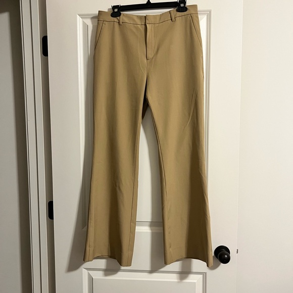 Banana Republic Factory Pants - Banana Republic Sculpted Tan Flare Pants